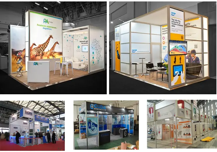 Custom Exhibition Stand 20x20ft