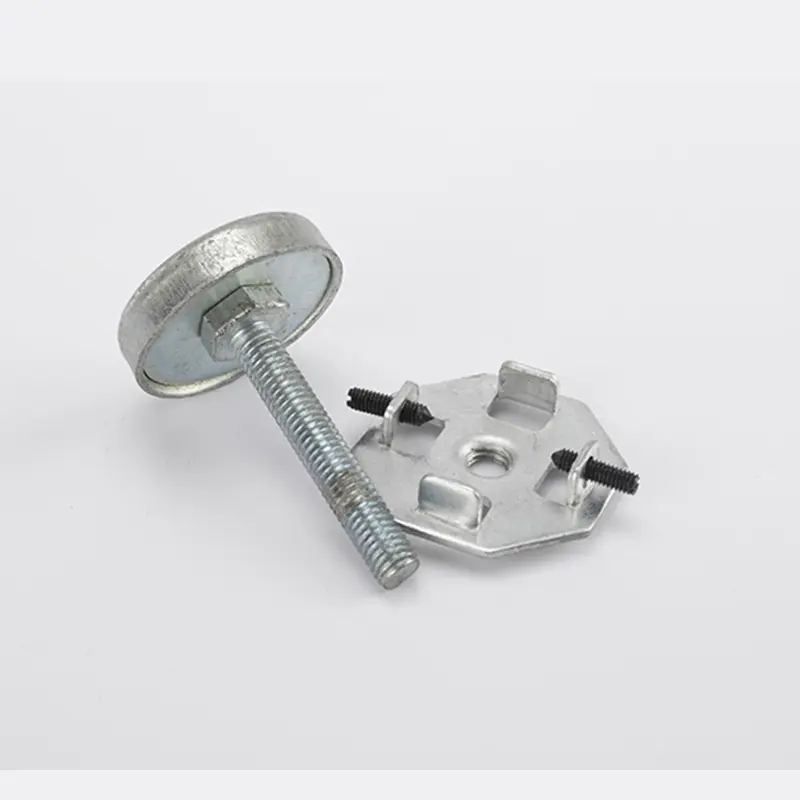 8 way Upright extrusion adjustable foot of Aluminum exhibition booth