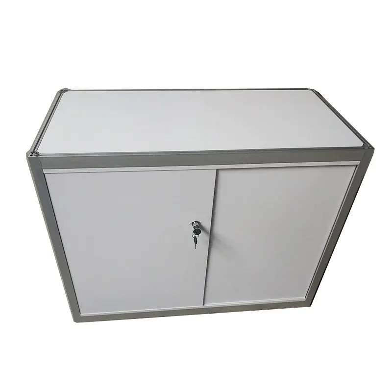 Aluminum lockable cabinet customized  exhibition counter for trade show  booth