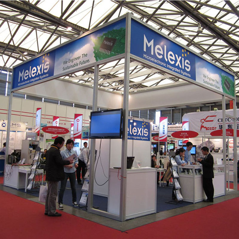 6x6m Aluminum Maxima system exhibition trade show booth