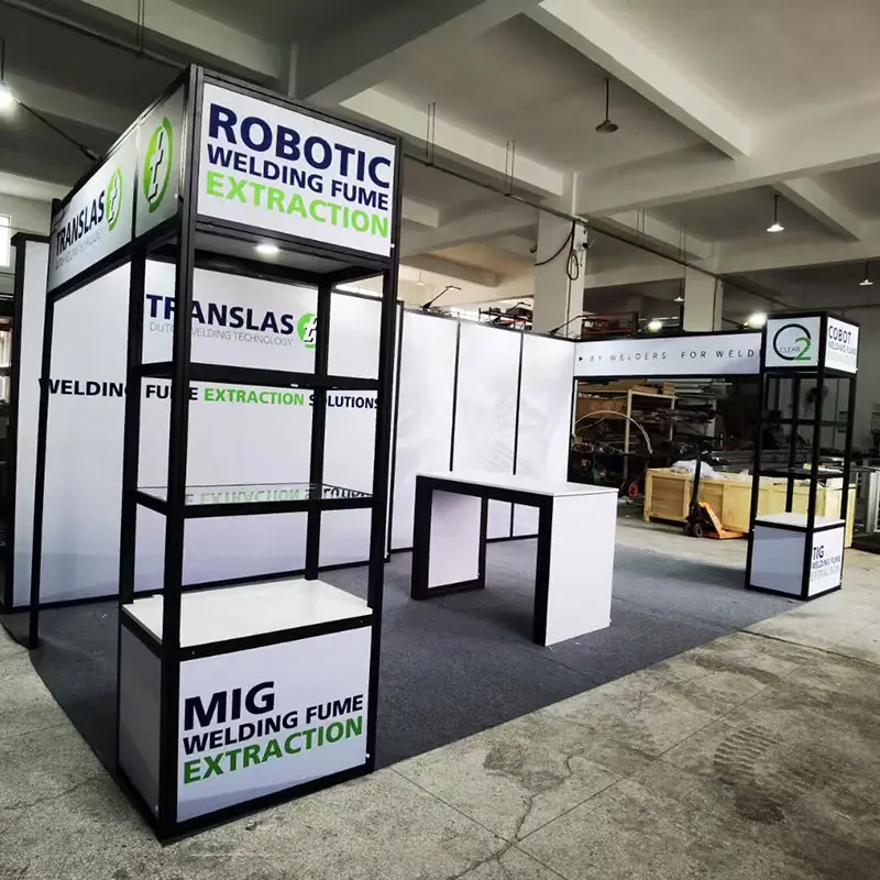 20x20ft Customized trade show Exhibition Booth 6x6m moudular exhibtion stand