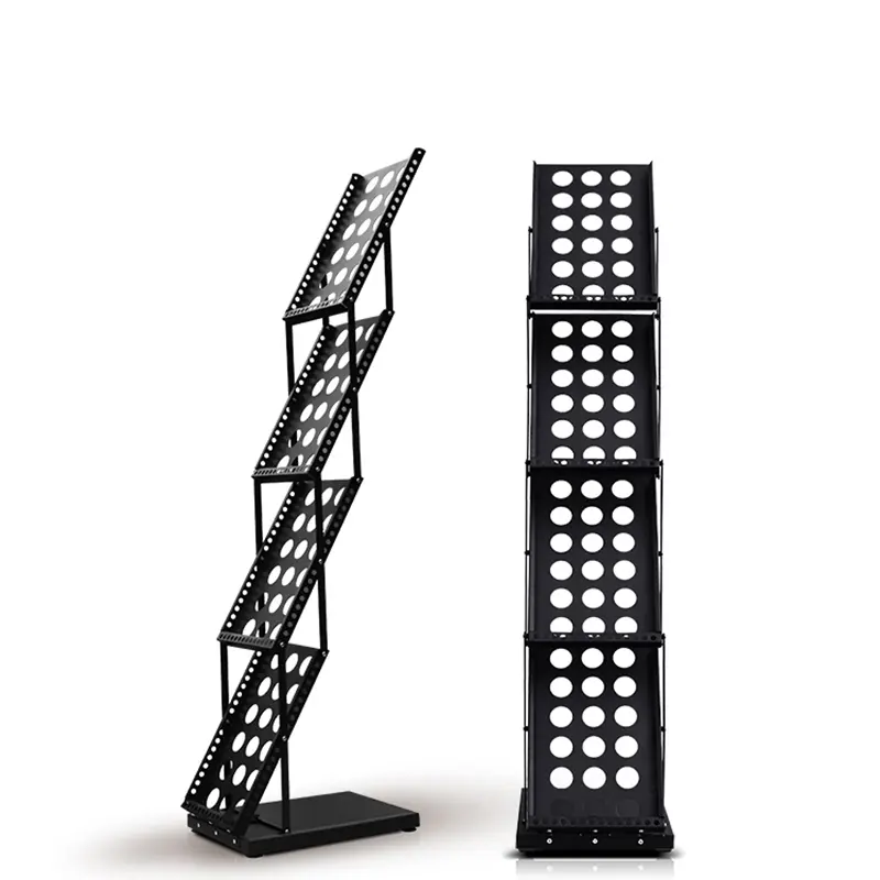 metal literature stand