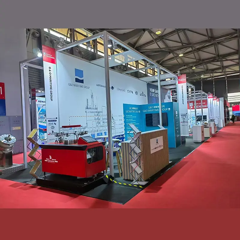 Aluminum Custom Modular Exhibition Stands 3x6m display booth