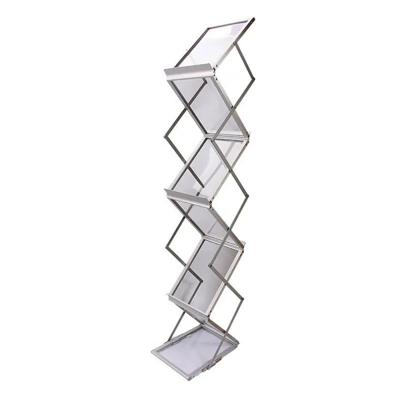 foldable literature rack