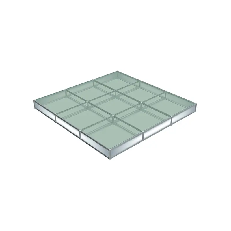 exhibition glasses flooring