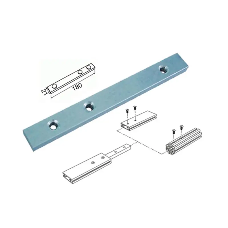 Octanorm Fittings inside Connection Part for Aluminum Beam Extrusion